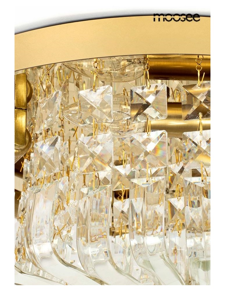 MOOSEE lampa sufitowa / plafon BALUNA 50  złota (MSE1501100532)