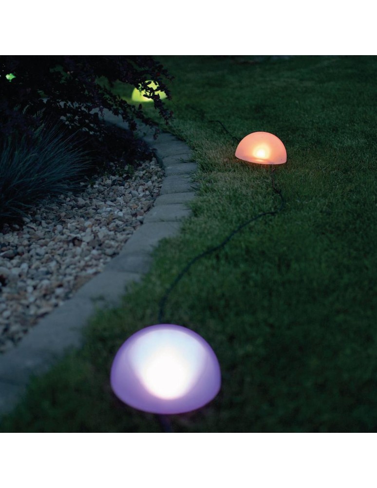 Eko-Light Lampa Solarna Hemi RGB IP44 EKO0450 Eko-Light Lampa Solarna Hemi RGB IP44 EKO0450