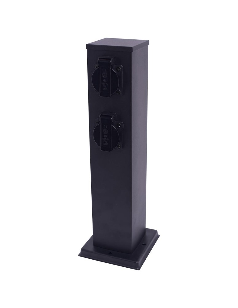 Eko-Light Słupek Ogrodowy Electric 40cm 2 Gniazda 16A EKO0432