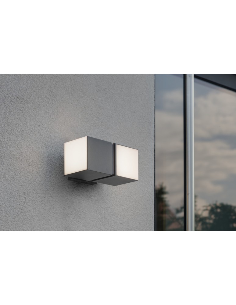 Lutec CUBA Ścienna LED Antracyt 5193801118