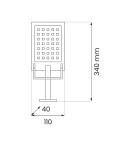 Eko-Light Lampa Solarna Adik 500LM 6500K IP44 EKO0615 Eko-Light Lampa Solarna Adik 500LM 6500K IP44 EKO0615