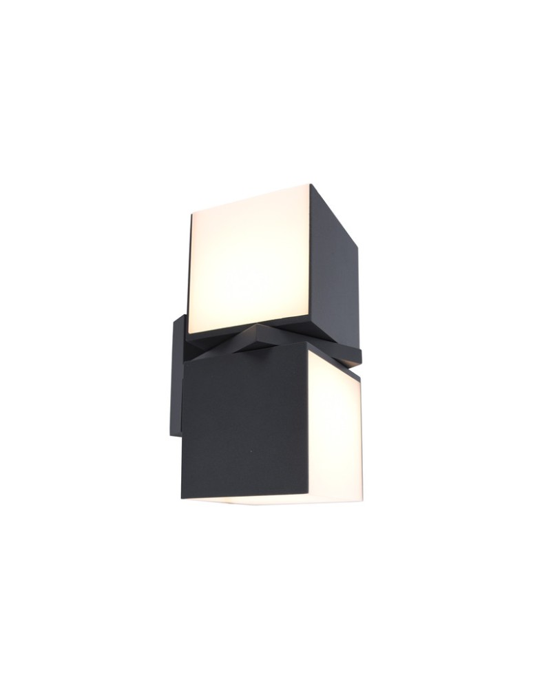 Lutec CUBA Ścienna LED Antracyt 5193801118
