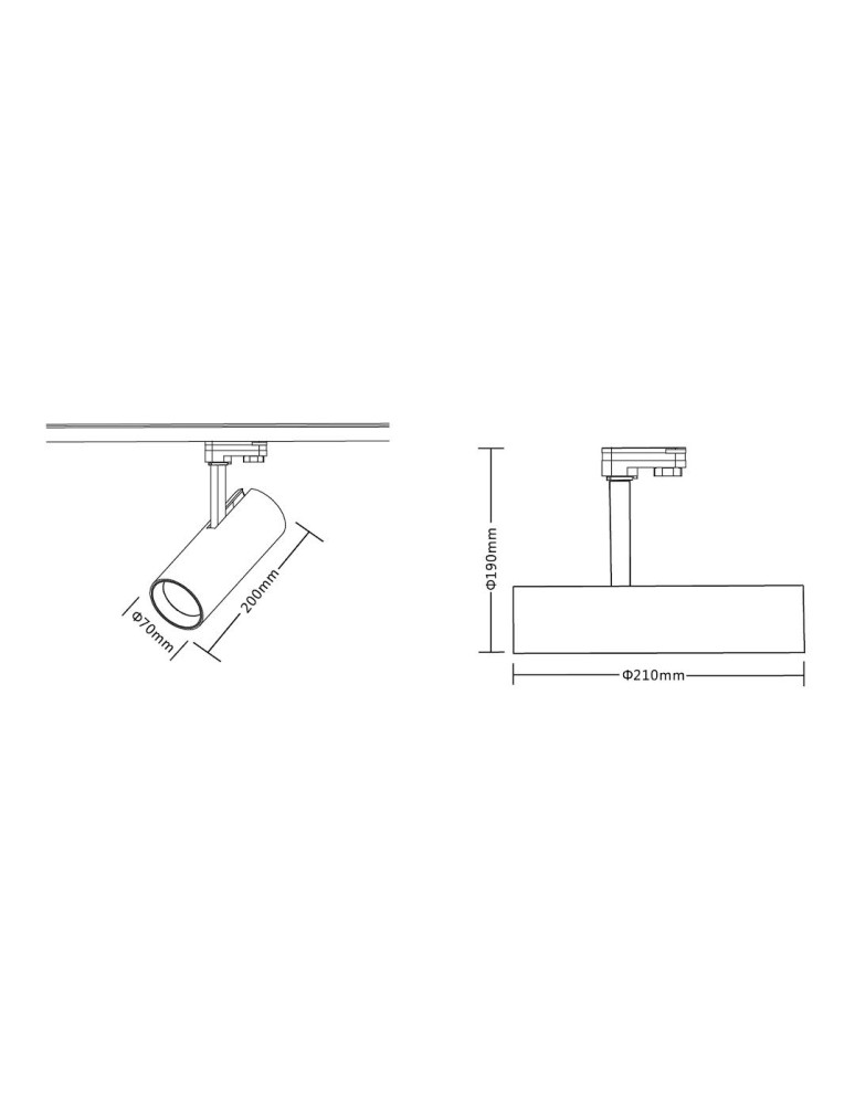 Milagro Reflektor Sumba 35W 2700/4000K Biały 3 Obwodowy ML1112