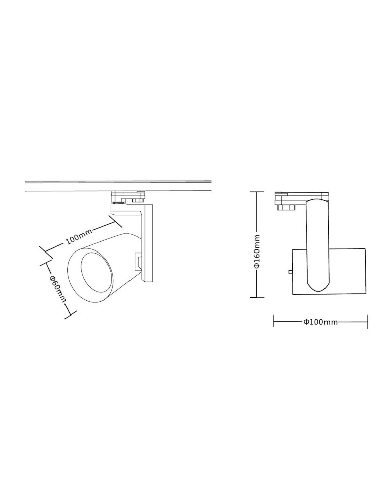 Milagro Reflektor Timor 10W 2700/4000K Biały 3 Obwodowy ML1114