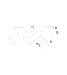 Milagro Oprawa Cone Spot Złoty 3xGU10 ML1122 Milagro Oprawa Cone Spot Złoty 3xGU10 ML1122