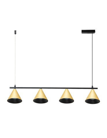 Milagro Lampa Wisząca Cone Złoty 4xGU10 ML1125
