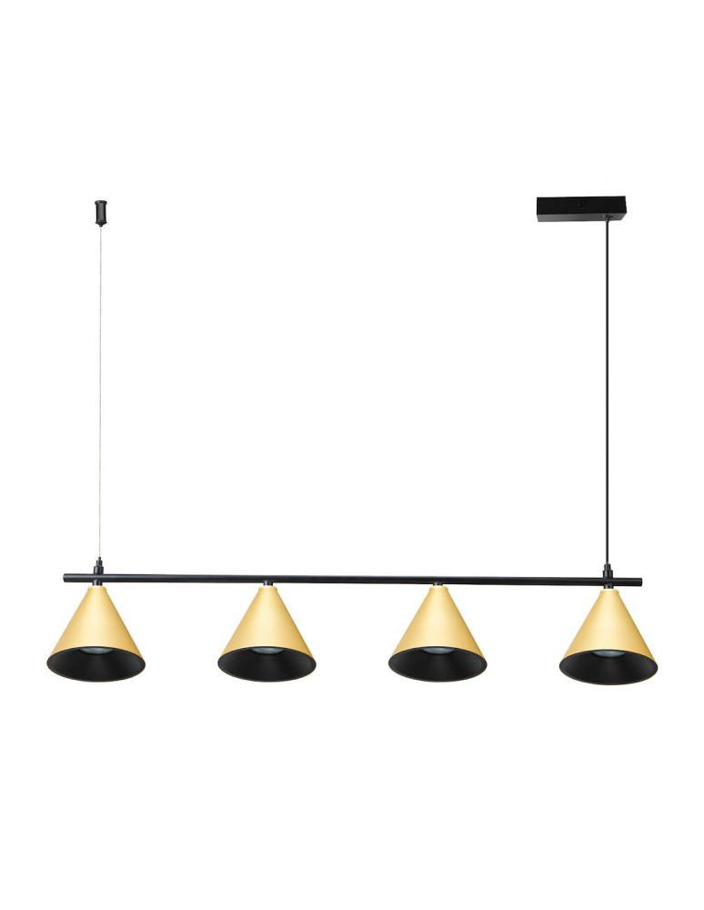 Milagro Lampa Wisząca Cone Złoty 4xGU10 ML1125