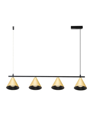 Milagro Lampa Wisząca Cone Złoty 4xGU10 ML1125 - produkt 2