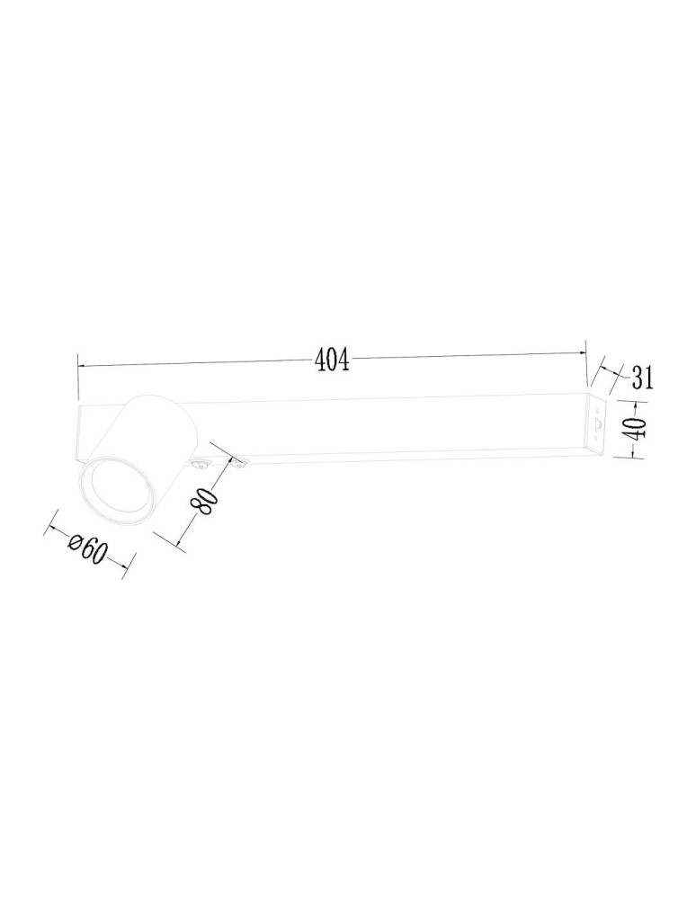 Milagro Kinkiet Magnet 9W+1xGU10 3000/4000K Biały Lewy ML1129 Milagro Kinkiet Magnet 9W+1xGU10 3000/4000K Biały Lewy ML1129