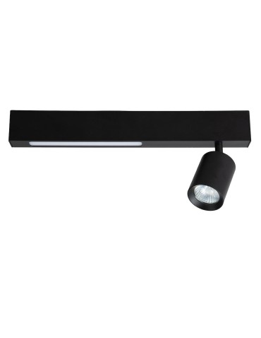 Milagro Lampa Sufitowa Magnet 9W+1xGU10 3000/4000K Czarny ML1130