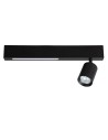 Milagro Lampa Sufitowa Magnet 9W+1xGU10 3000/4000K Czarny ML1130