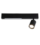 Lampy sufitowe reflektory - Milagro Lampa Sufitowa Magnet 9W+1xGU10 3000/4000K Czarny ML1130 - product 2