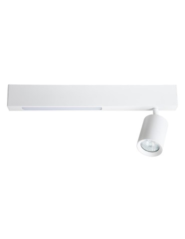 Milagro Lampa Sufitowa Magnet 9W+1xGU10 3000/4000K Biały ML1131