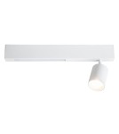 Milagro Lampa Sufitowa Magnet 9W+1xGU10 3000/4000K Biały ML1131 Milagro Lampa Sufitowa Magnet 9W+1xGU10 3000/4000K Biały ML1131