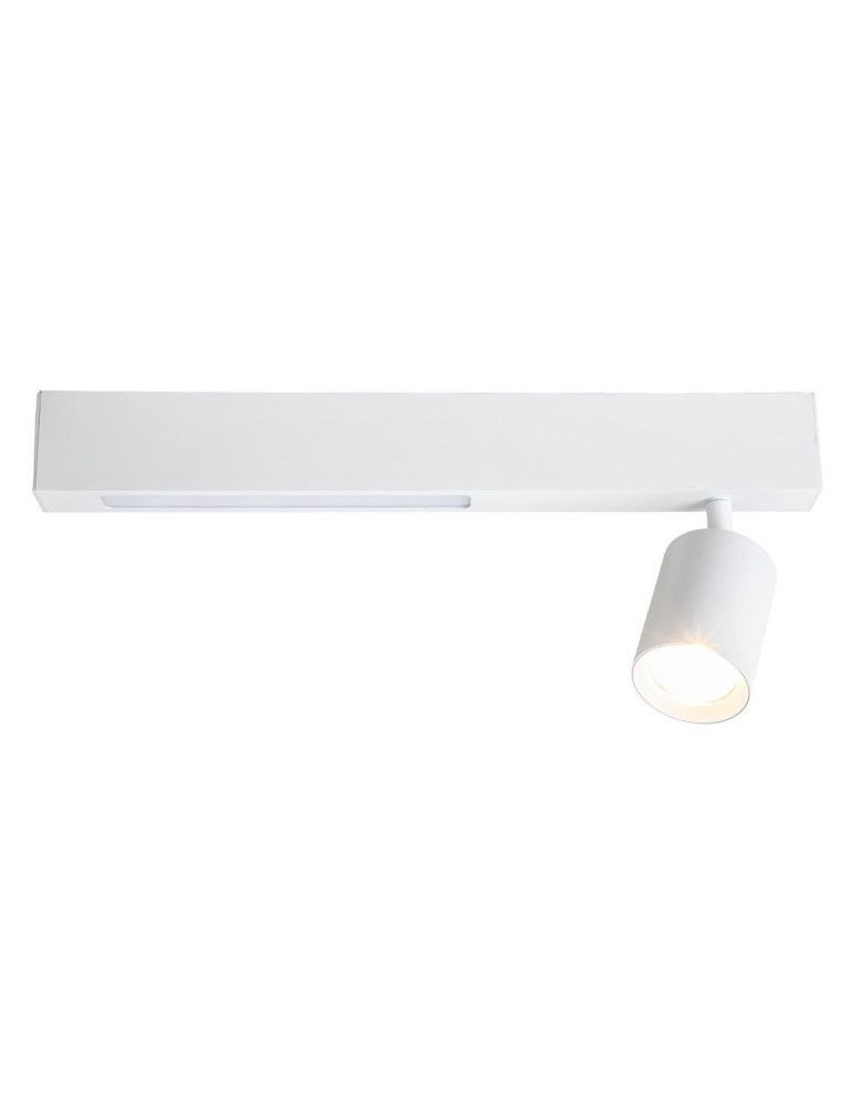 Milagro Lampa Sufitowa Magnet 9W+1xGU10 3000/4000K Biały ML1131 Milagro Lampa Sufitowa Magnet 9W+1xGU10 3000/4000K Biały ML1131