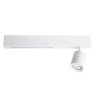 Milagro Lampa Sufitowa Magnet 9W+1xGU10 3000/4000K Biały ML1131 Milagro Lampa Sufitowa Magnet 9W+1xGU10 3000/4000K Biały ML1131