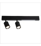 Milagro Lampa Sufitowa Magnet 9W+2xGU10 3000/4000K Czarny ML1132 Milagro Lampa Sufitowa Magnet 9W+2xGU10 3000/4000K Czarny ML1132