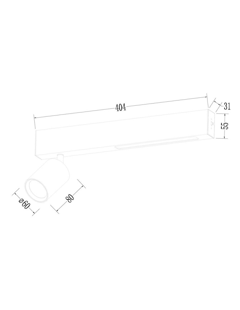Milagro Lampa Sufitowa Magnet 9W+2xGU10 3000/4000K Czarny ML1132 Milagro Lampa Sufitowa Magnet 9W+2xGU10 3000/4000K Czarny ML1132