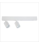Lampy sufitowe reflektory - Milagro Lampa Sufitowa Magnet 9W+2xGU10 3000/4000K Biały ML1133 - product 1