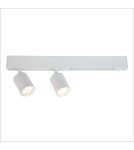Lampy sufitowe reflektory - Milagro Lampa Sufitowa Magnet 9W+2xGU10 3000/4000K Biały ML1133 - product 2