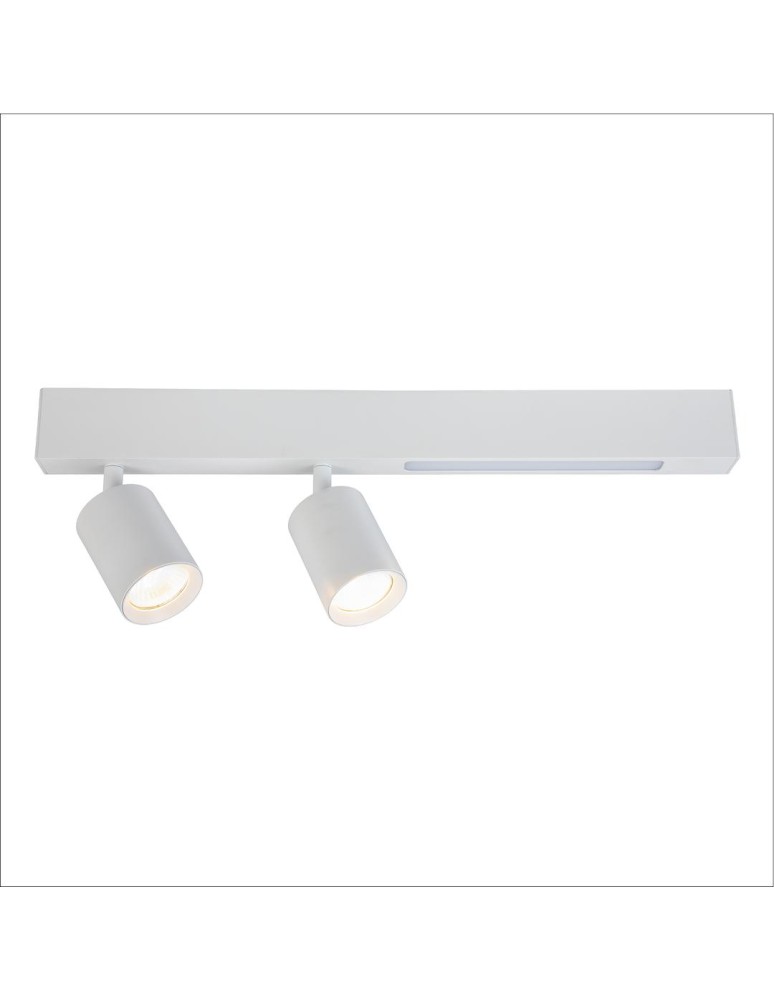 Milagro Lampa Sufitowa Magnet 9W+2xGU10 3000/4000K Biały ML1133