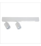 Lampy sufitowe reflektory - Milagro Lampa Sufitowa Magnet 9W+2xGU10 3000/4000K Biały ML1133 - product 3