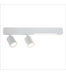 Lampy sufitowe reflektory - Milagro Lampa Sufitowa Magnet 9W+2xGU10 3000/4000K Biały ML1133 - product 4