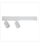 Lampy sufitowe reflektory - Milagro Lampa Sufitowa Magnet 9W+2xGU10 3000/4000K Biały ML1133 - product 7
