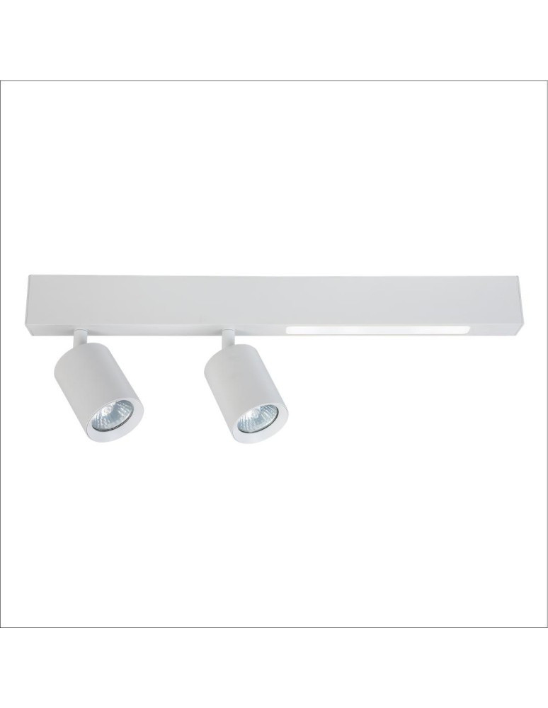 Milagro Lampa Sufitowa Magnet 9W+2xGU10 3000/4000K Biały ML1133
