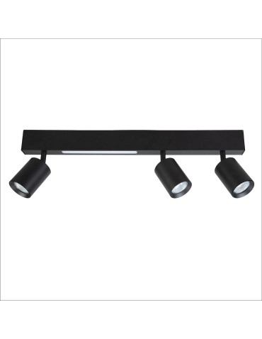 Milagro Lampa Sufitowa Magnet 9W+3xGU10 3000/4000K Czarny ML1134