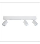 Milagro Lampa Sufitowa Magnet 9W+3xGU10 3000/4000K Biały ML1135 Milagro Lampa Sufitowa Magnet 9W+3xGU10 3000/4000K Biały ML1135