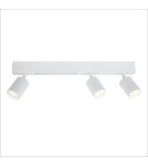 Milagro Lampa Sufitowa Magnet 9W+3xGU10 3000/4000K Biały ML1135 Milagro Lampa Sufitowa Magnet 9W+3xGU10 3000/4000K Biały ML1135
