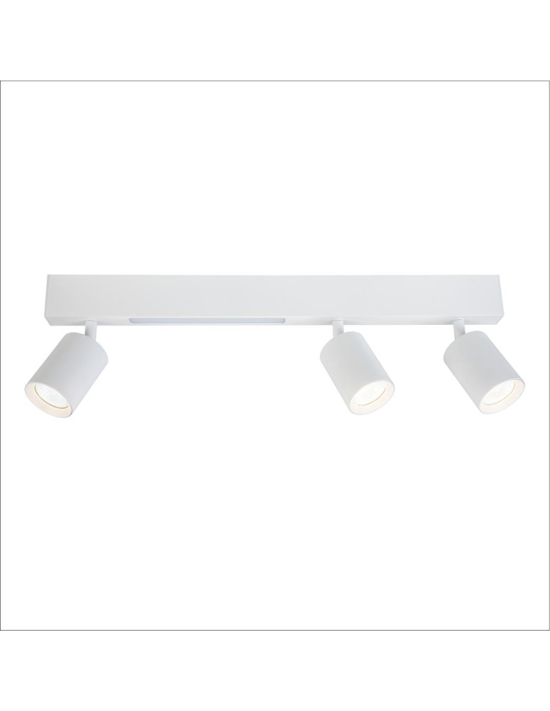 Milagro Lampa Sufitowa Magnet 9W+3xGU10 3000/4000K Biały ML1135 Milagro Lampa Sufitowa Magnet 9W+3xGU10 3000/4000K Biały ML1135