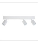 Milagro Lampa Sufitowa Magnet 9W+3xGU10 3000/4000K Biały ML1135 Milagro Lampa Sufitowa Magnet 9W+3xGU10 3000/4000K Biały ML1135