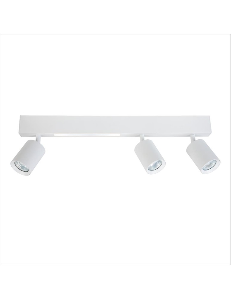 Milagro Lampa Sufitowa Magnet 9W+3xGU10 3000/4000K Biały ML1135 Milagro Lampa Sufitowa Magnet 9W+3xGU10 3000/4000K Biały ML1135