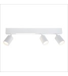 Milagro Lampa Sufitowa Magnet 9W+3xGU10 3000/4000K Biały ML1135 Milagro Lampa Sufitowa Magnet 9W+3xGU10 3000/4000K Biały ML1135