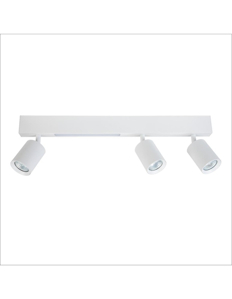 Milagro Lampa Sufitowa Magnet 9W+3xGU10 3000/4000K Biały ML1135 Milagro Lampa Sufitowa Magnet 9W+3xGU10 3000/4000K Biały ML1135