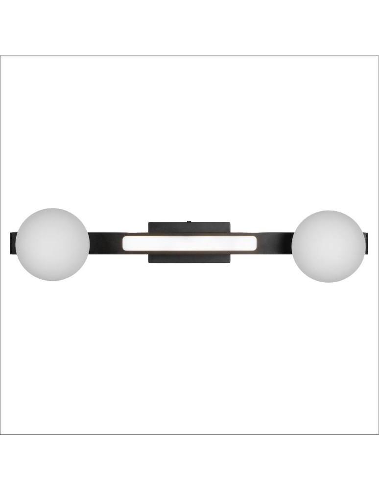 Milagro Lampa Sufitowa Magnet 13W+2xG9 3000/4000K Czarny ML1136 Milagro Lampa Sufitowa Magnet 13W+2xG9 3000/4000K Czarny ML1136