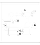 Milagro Lampa Sufitowa Magnet 13W+2xG9 3000/4000K Czarny ML1136 Milagro Lampa Sufitowa Magnet 13W+2xG9 3000/4000K Czarny ML1136