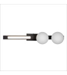 Milagro Kinkiet Magnet 13W+2xG9 3000/4000K Czarny ML1138 Milagro Kinkiet Magnet 13W+2xG9 3000/4000K Czarny ML1138