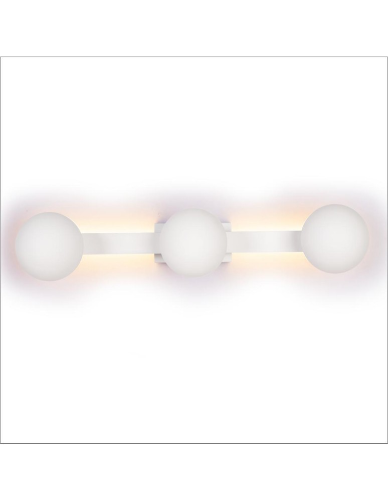 Milagro Lampa Sufitowa Magnet 9W+3xG9 3000/4000K Biały ML1141 Milagro Lampa Sufitowa Magnet 9W+3xG9 3000/4000K Biały ML1141