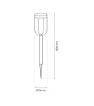 Lampy solarne - Eko-Light Słupek Solarny Phil 3000K IP44 EKO1453 - product 5