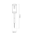Lampy solarne - Eko-Light Słupek Solarny Path 3000K IP44 2-pak EKO1454 - product 7