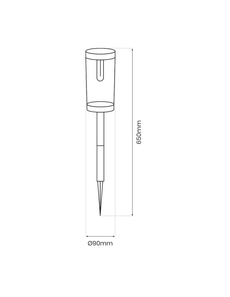 Eko-Light Słupek Solarny Path 3000K IP44 2-pak EKO1454