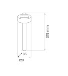 Eko-Light Słupek Solarny Eye 3000K IP44 EKO1455 Eko-Light Słupek Solarny Eye 3000K IP44 EKO1455