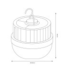 Lampy solarne - Eko-Light Przenośna Lampka LED Ufo 10W 4000K + Solar EK1679 - product 5