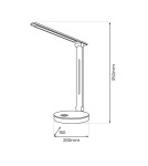 Milagro Lampka biurkowa Bruno Black 5W LED RGB ML1628 Milagro Lampka biurkowa Bruno Black 5W LED RGB ML1628