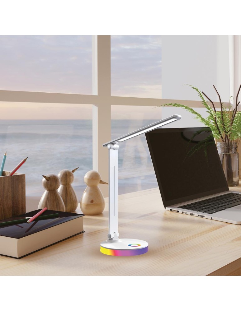 Milagro Lampka biurkowa Bruno White 5W LED RGB ML1629 Milagro Lampka biurkowa Bruno White 5W LED RGB ML1629