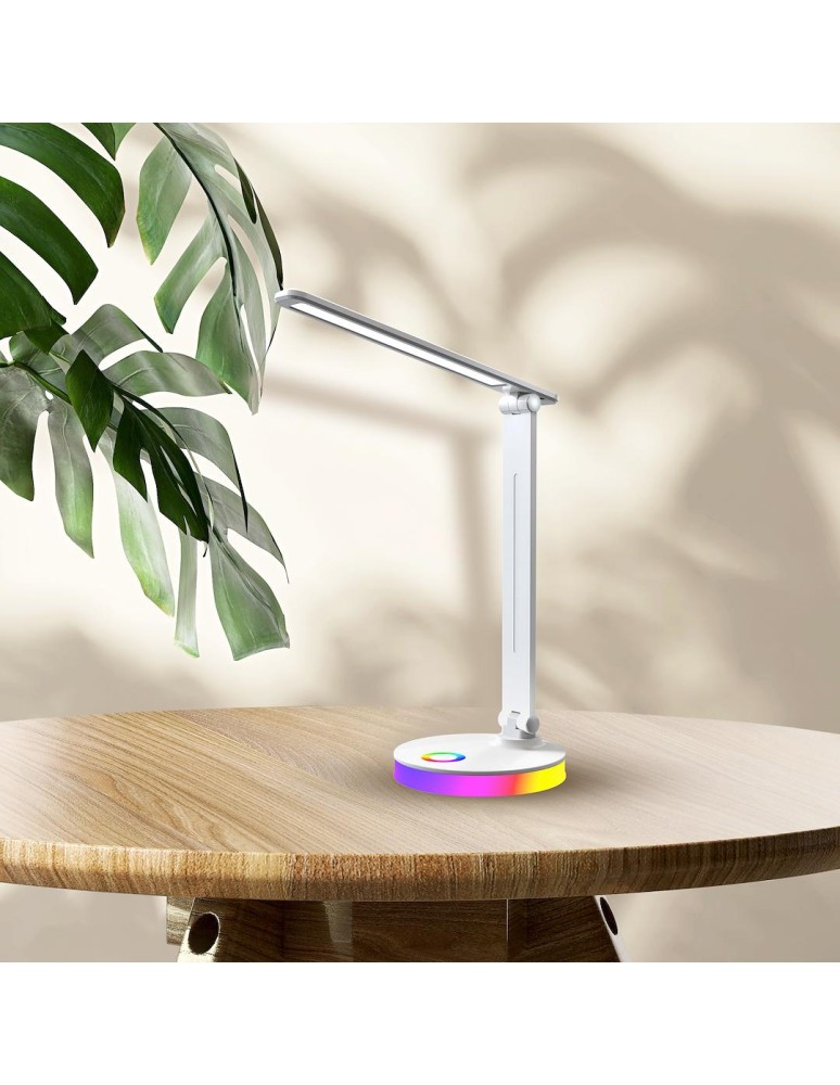 Milagro Lampka biurkowa Bruno White 5W LED RGB ML1629 Milagro Lampka biurkowa Bruno White 5W LED RGB ML1629
