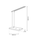 Milagro Lampka biurkowa Post Black 5W LED ML1630 Milagro Lampka biurkowa Post Black 5W LED ML1630